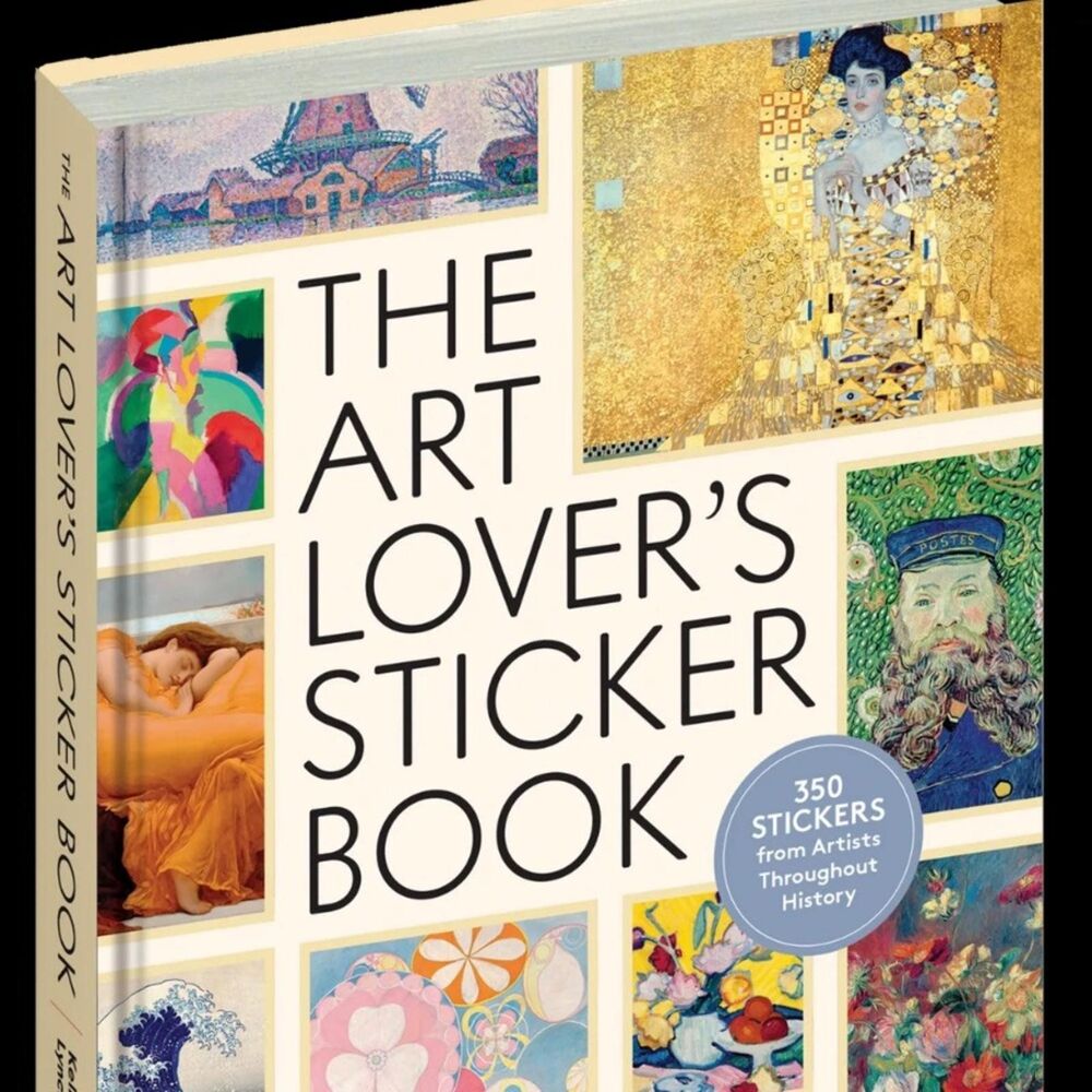 Art Lover's Sticker Book 350 Planner Journal Gift Adult Notebook